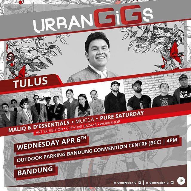 Ada Tulus dan Mocca di Urban Gigs Bandung