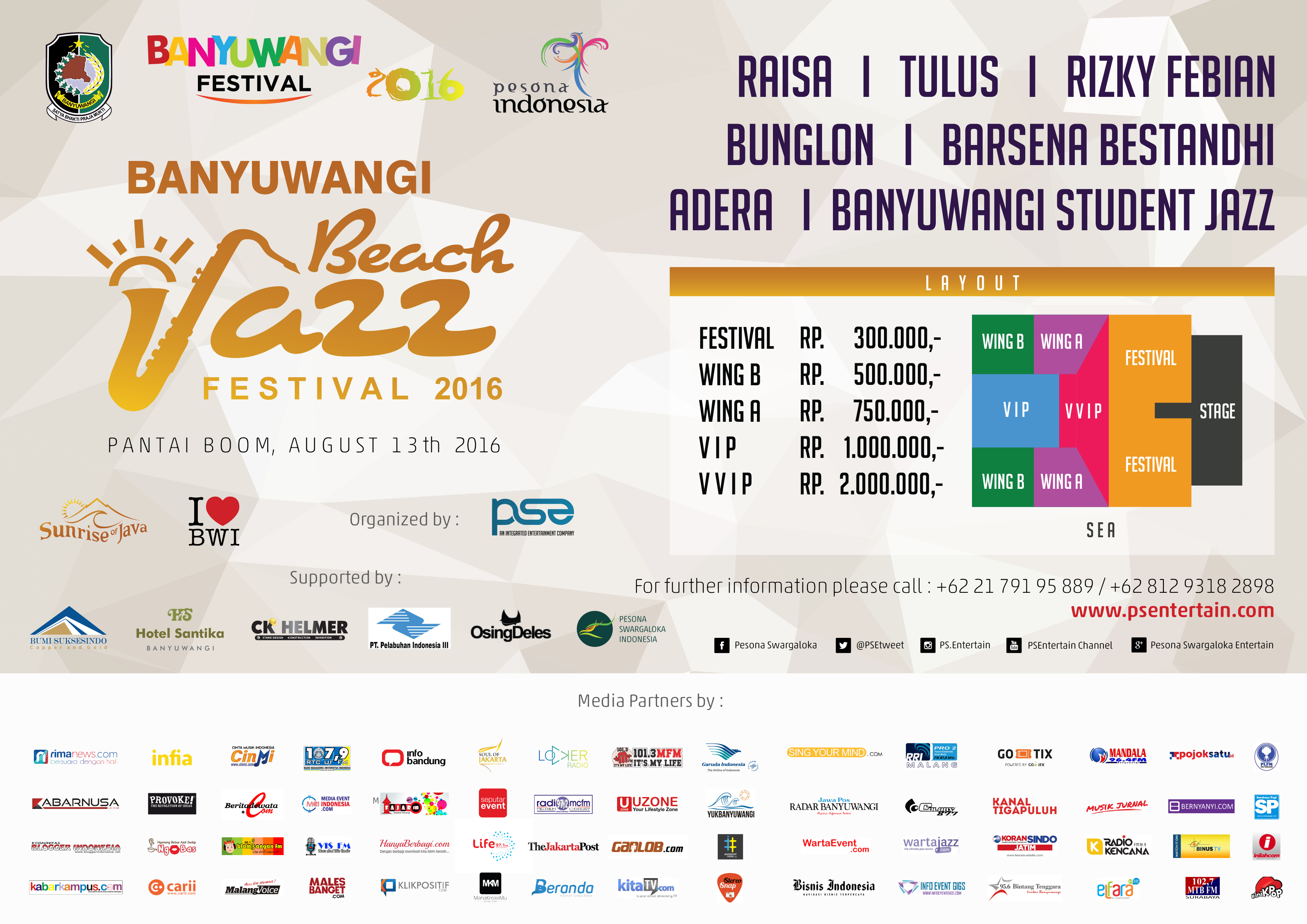 Banyuwangi Beach Jazz Festival 2016 Siap Digelar