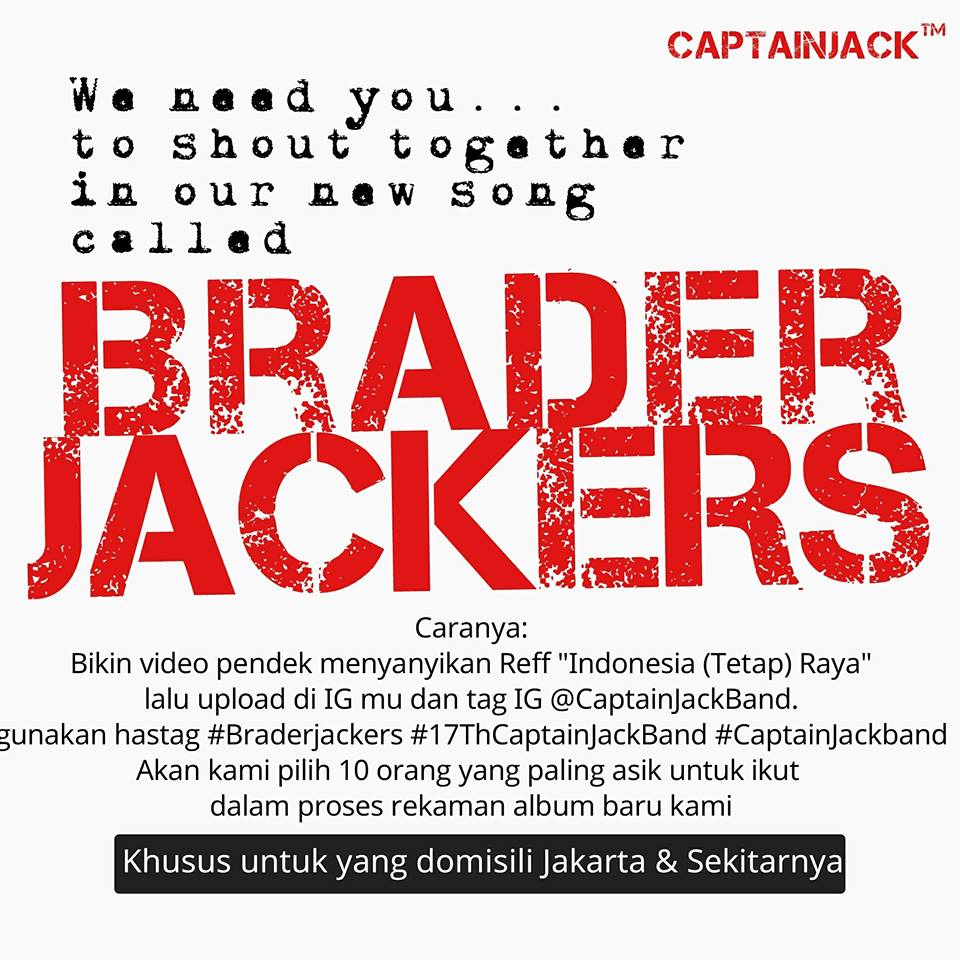 Captain Jack Ajak Penggemar Rekaman Bareng